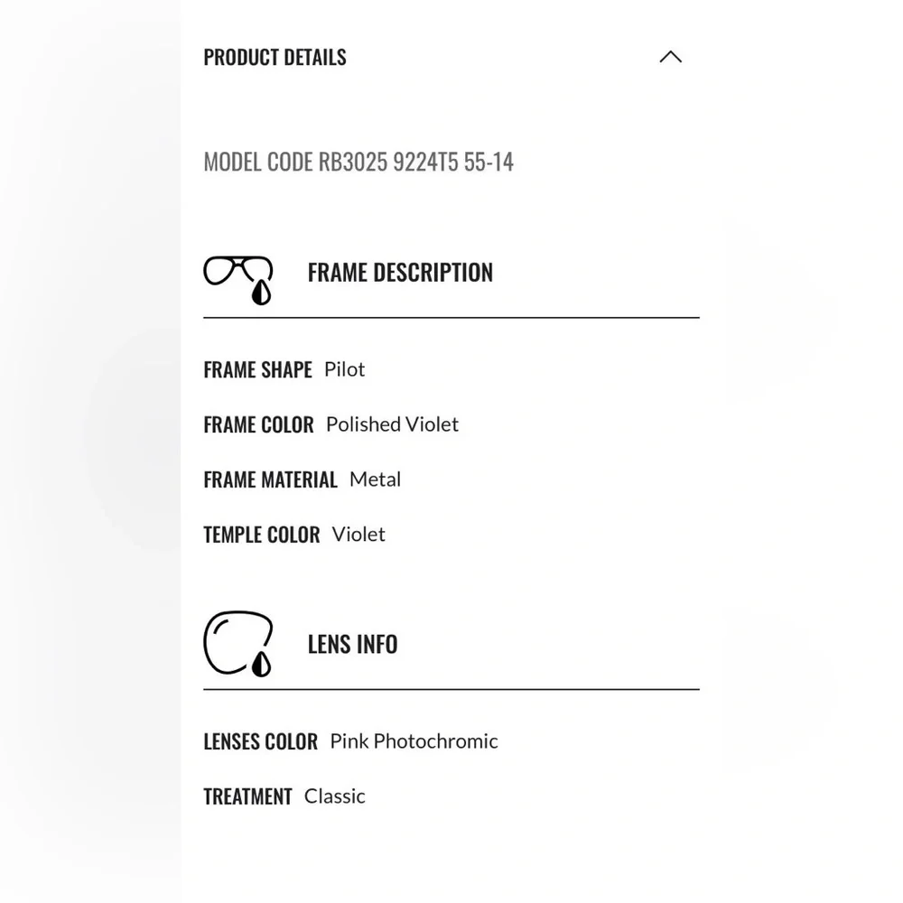 ❌SOLD❌NiB Authentic Ray-Ban RB3025 Aviator Solid Evolve Photochromic Sunglasses - Picture 11 of 12